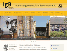 Tablet Screenshot of igbauernhaus.de